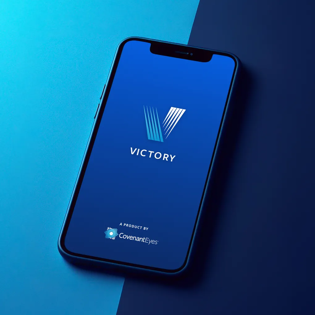 The Victory app on a phone